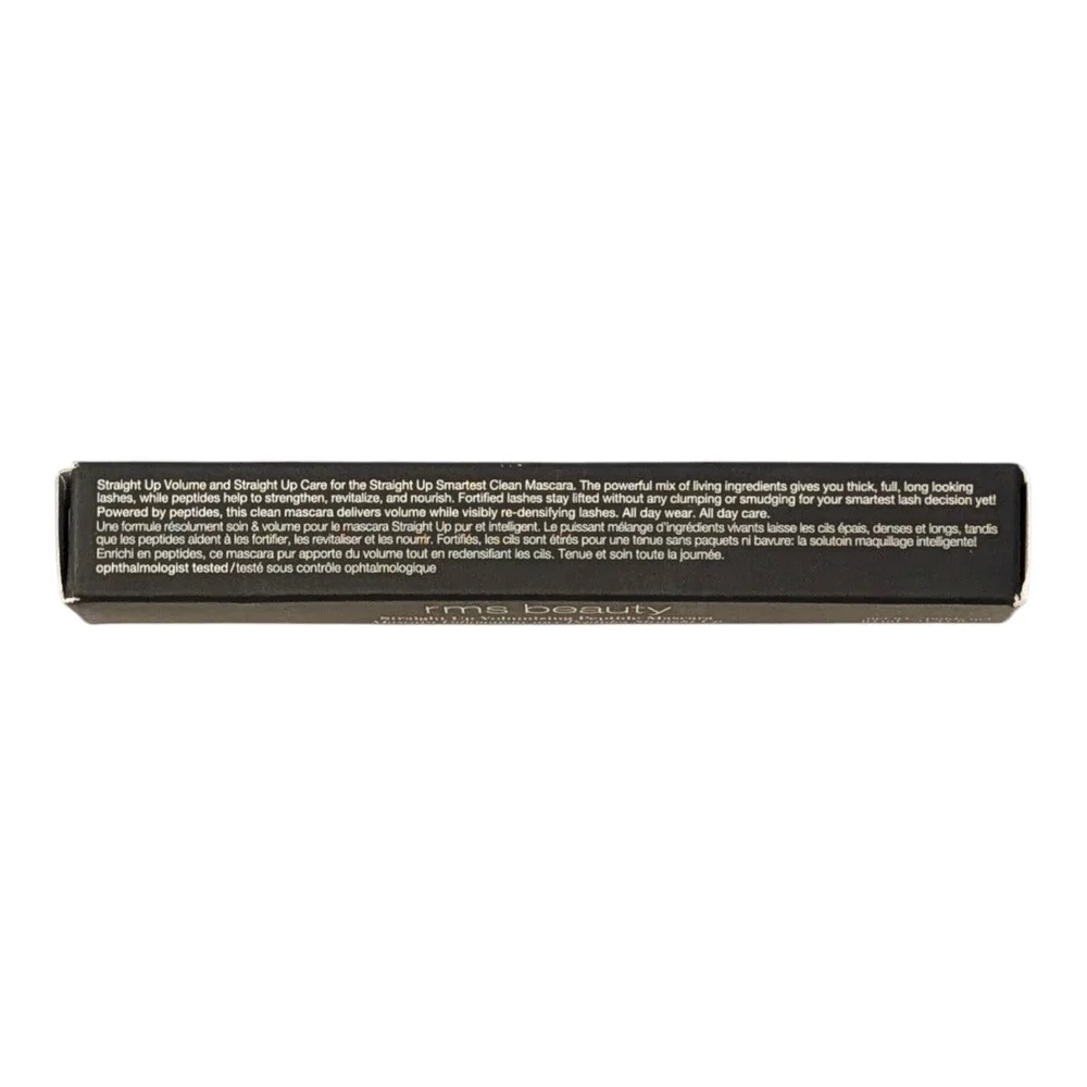 RMS Beauty Straight Up Volumizing Peptide Mascara HD Black 0.34 fl‎ oz FULL SIZE